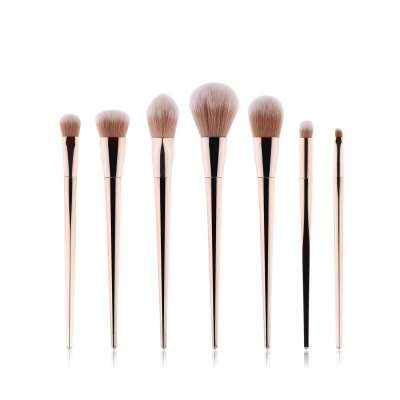 7PCS Professional Glitter Make Up Brushes Set Makeup Foundation Powder Brush Blush Eye Brush Comestic Brush Set